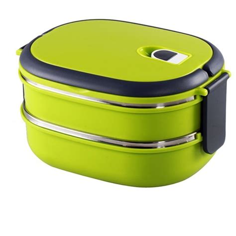 metal lunch box cassette|Amazon.com: GreenLunch Bento Stackable Stainless .